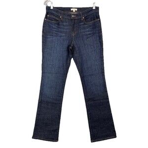 Eileen Fisher Womens 32 Organic Cotton Jeans Straight Leg Minimalist Sustainable
